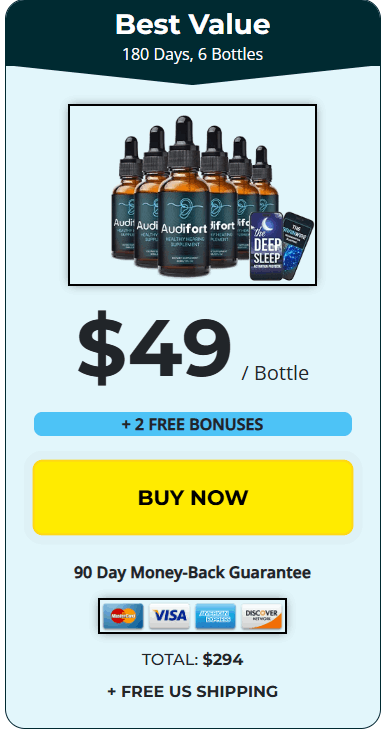Audifort 6 bottle price